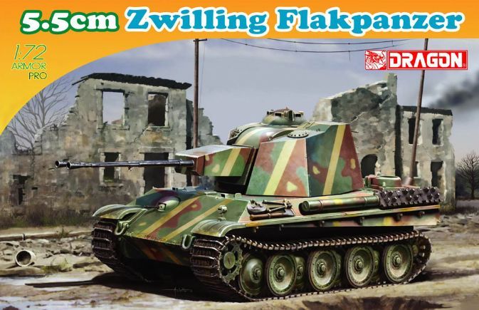 Dragon 7488 - 5.5cm Zwilling Flakpanzer 1:72
