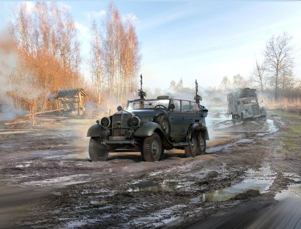 ICM 72473 - Type G4 Partisanenwagen w/MG 34, WWII German vehicle 1:72