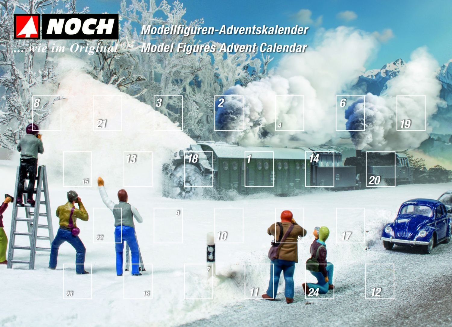 Noch 15998 - Figuren-Adventskalender H0