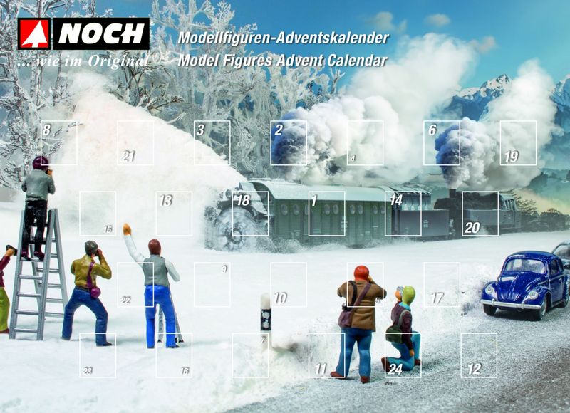 Noch 15998 - Figuren-Adventskalender H0