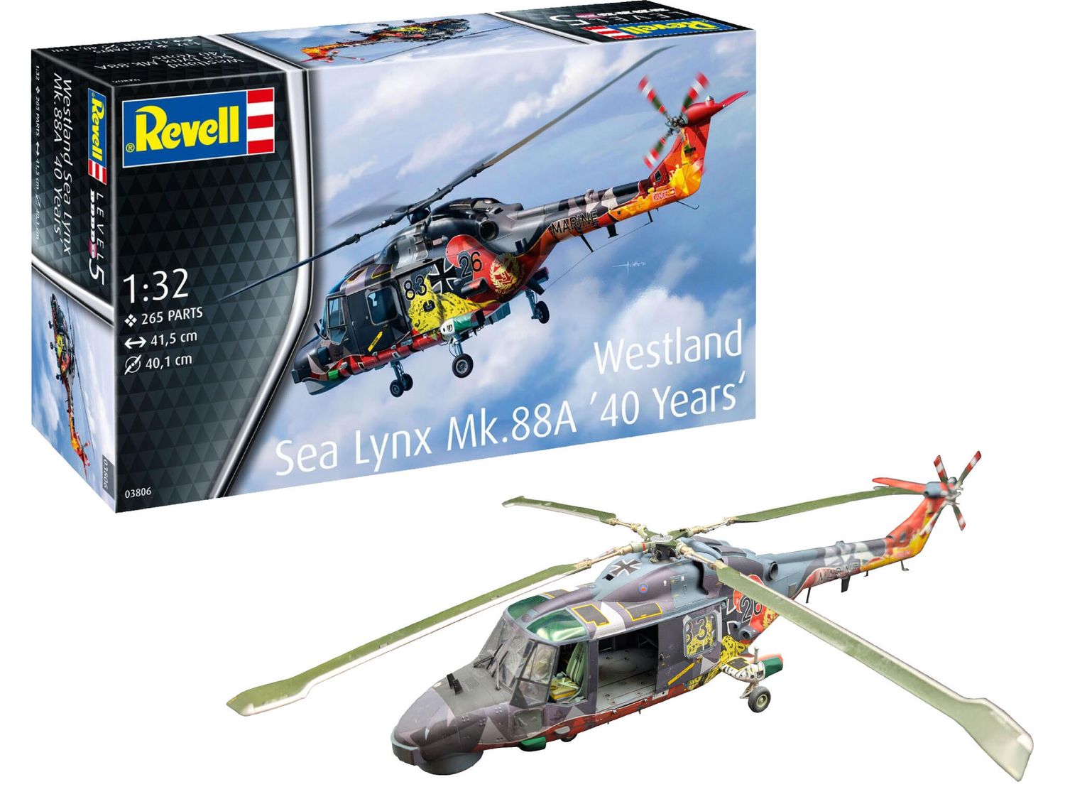 Revell 03806 - Westland Sea Lynx Mk.88A (40 Years Special Edition 1:32