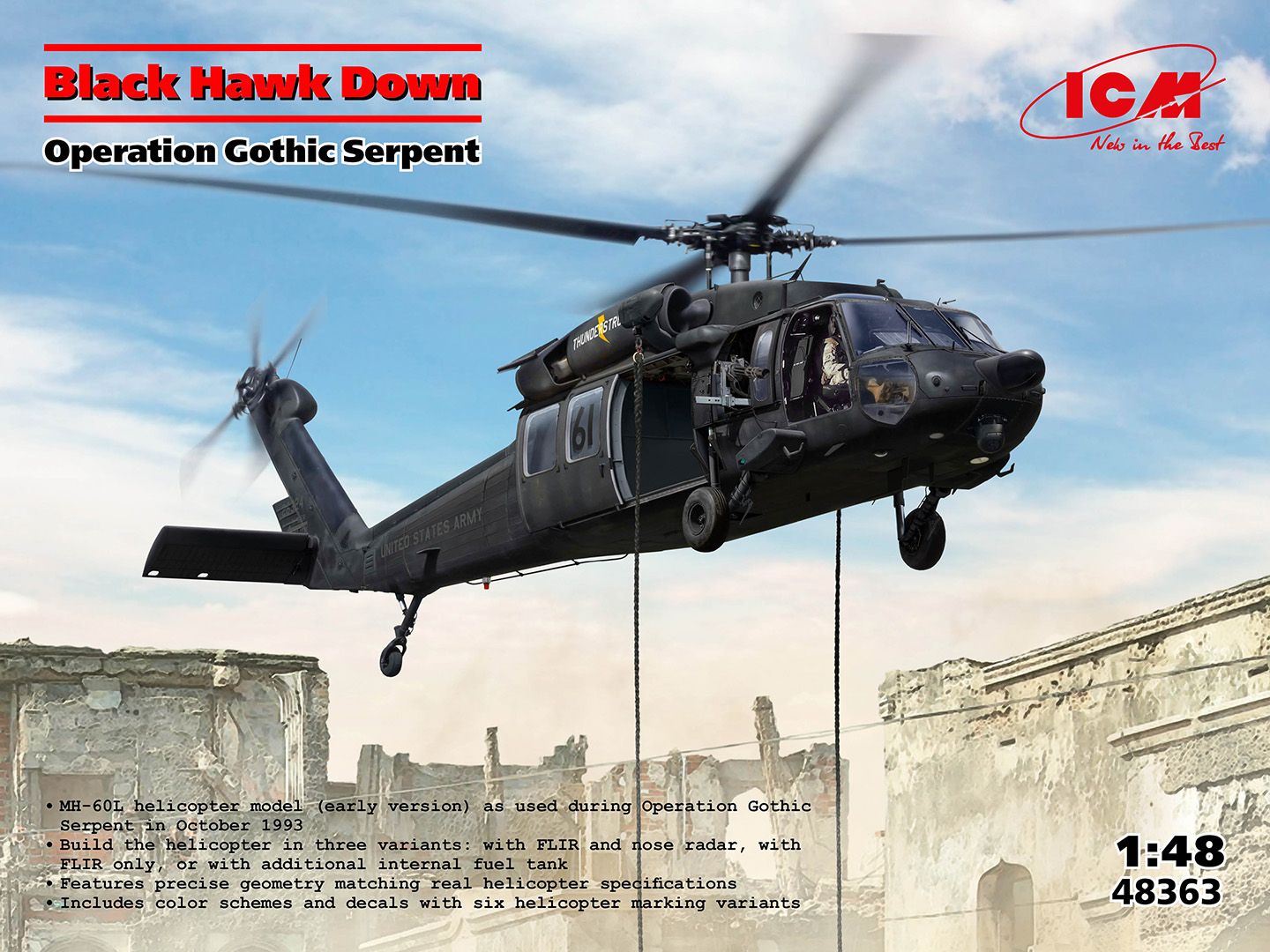 ICM 48363 - Black Hawk Down &quot;Operation Gothic Serpent&quot; 1:48