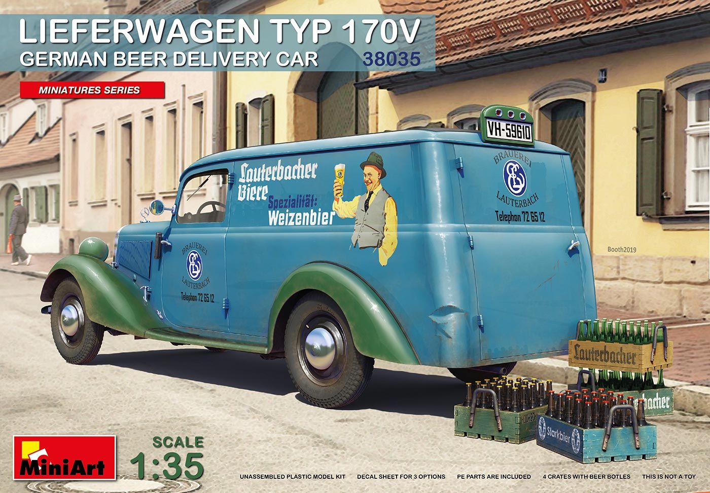 MiniArt 38035 - Lieferwagen Typ 170V &quot;German beer delivery car&quot; 1:35