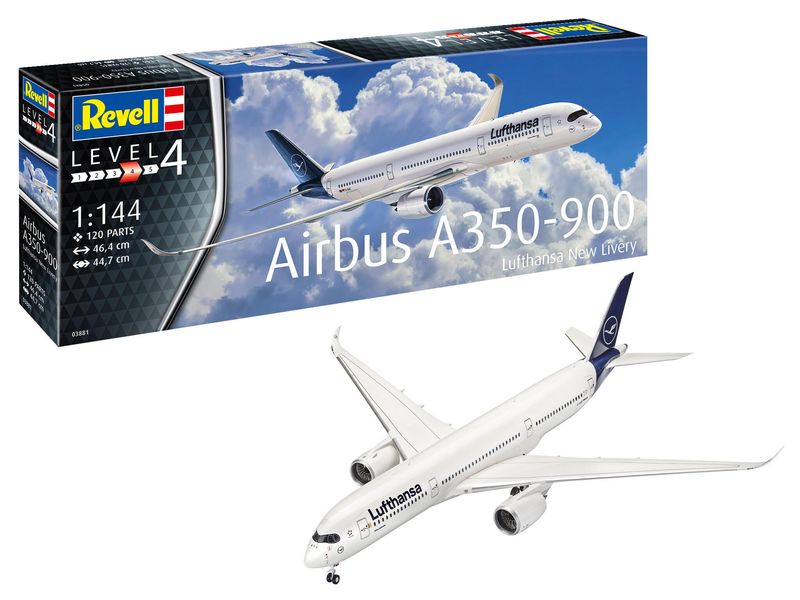 Revell 03881 - Airbus A350-900 &quot;Lufthansa&quot; New Livery 1:144