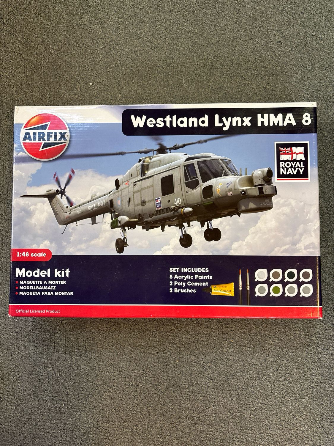 Airfix A50112 - Westland Lynx HMA 8 incl verf en lijm  1:48