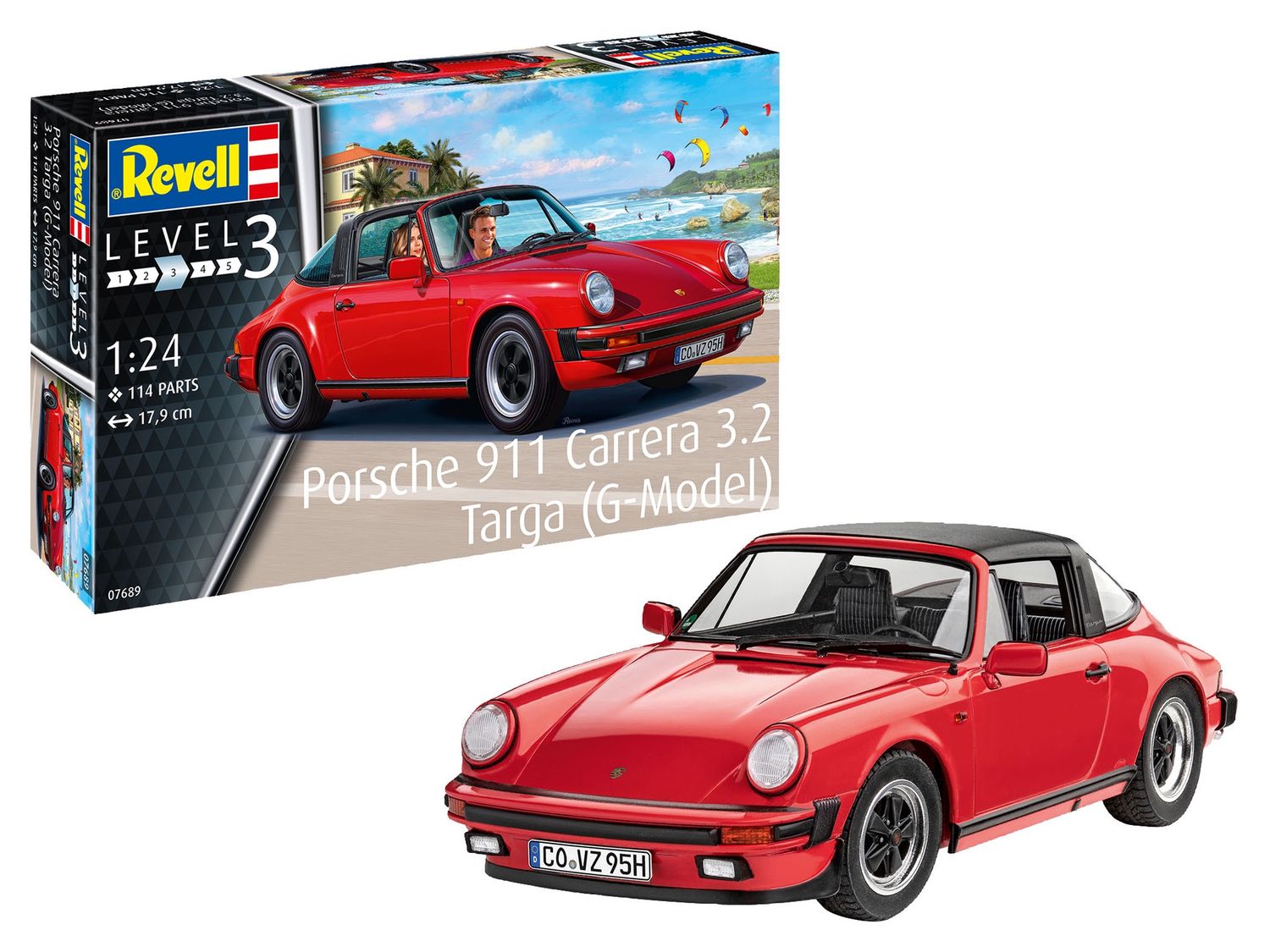 Revell 07689 - Porsche 911 Carrera 3.2 Targa (G-Model) 1:24