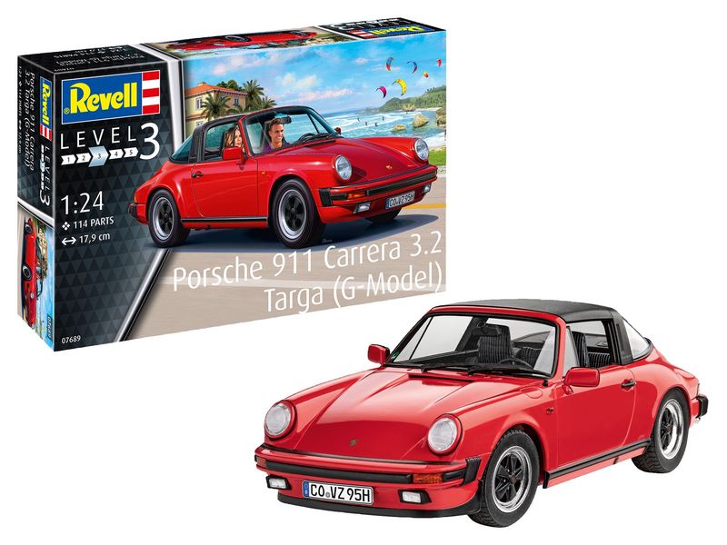 Revell 07689 - Porsche 911 Carrera 3.2 Targa (G-Model) 1:24