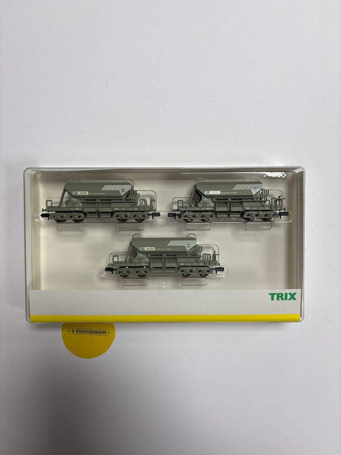 Minitrix 15123 - Wagen set Schotter &quot;Vigier&quot; 1:160 (N)