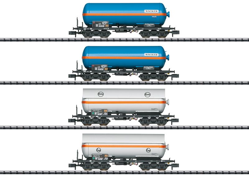 Minitrix 15538 - &quot;Compressed Gas Tank Car&quot; Car Set 1:160 (N), MHI