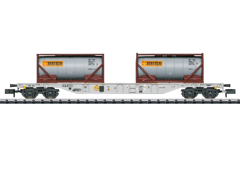 Minitrix 18490 - Type Sgns Container Transport Car 1:160 (N)