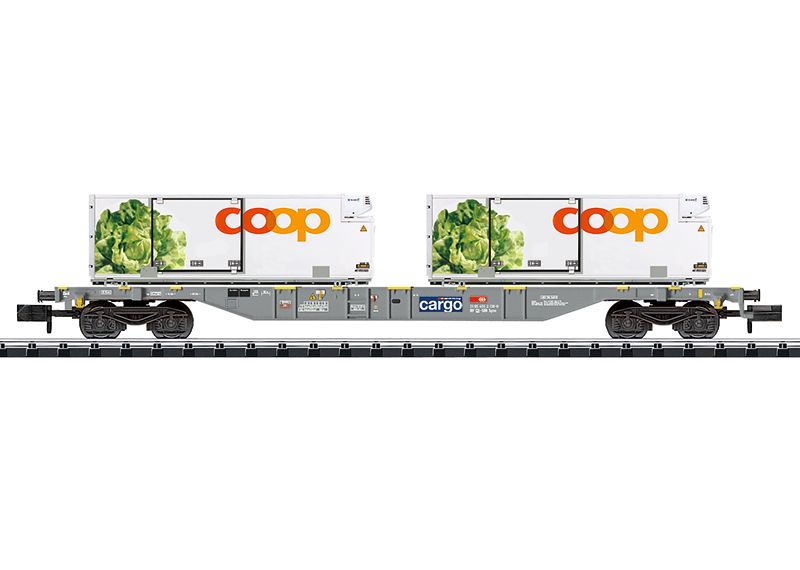 Minitrix 15470 - &quot;Coop®&quot; Container Flat Car 1:160 (N)