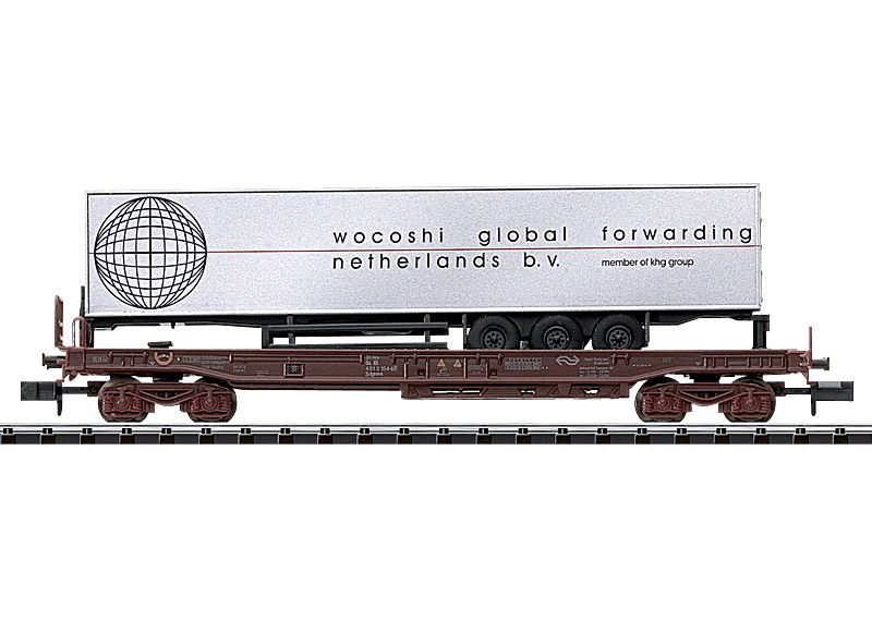 Minitrix 15622 - Standard Design Deep Well Flat Car. NS 1:160 (N)