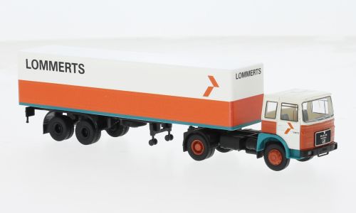 Brekina 1:87 -  Brekina, MAN F7 Koffer-SZ, 1970, Lommerts,