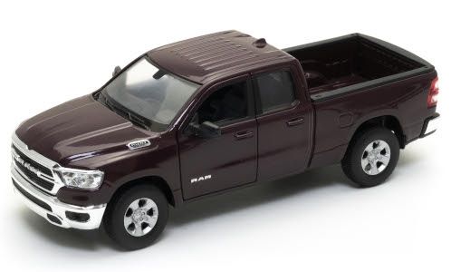 Welly 1:24 - RAM 1500, dunkelrot, 2019