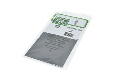 Evergreen - Gladde plaat, zwart 152x292 mm - Plaat,xxxx