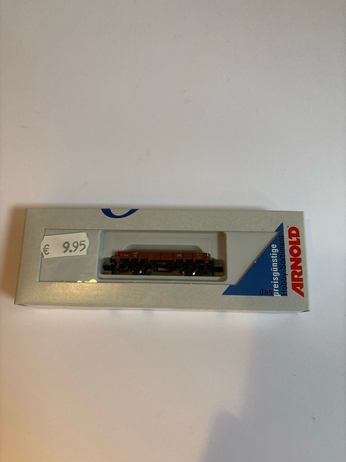 Arnold 5907 - Flachwagen, Gattung/Bauart Kklmmp 514, 2-achsig, braun 1:160 (N)