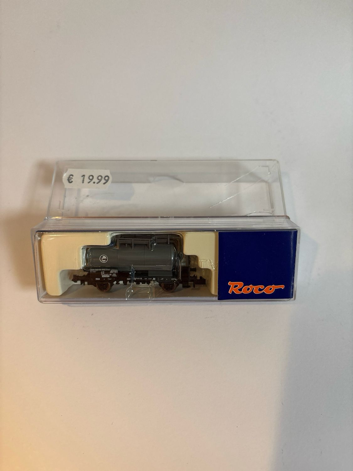 Roco 24024 - Ketelwagen &quot;EVA&quot; DB (grijs /wit logo) 1:160 (N)