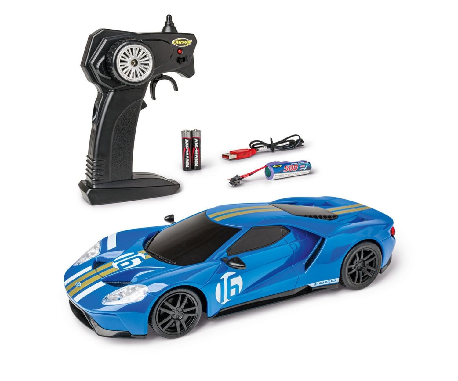 Carson 404330 - Ford GT 2.4GHz 100% RTR 1:24