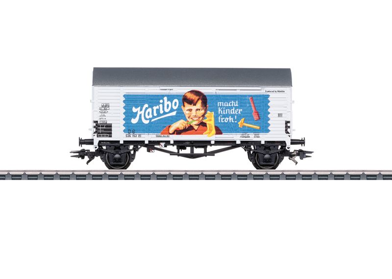 Märklin 48900 Vagone Refrigerato H0 (1:87) Haribo - Epoca III - Corrente Alternata AC - Modellismo Ferroviario