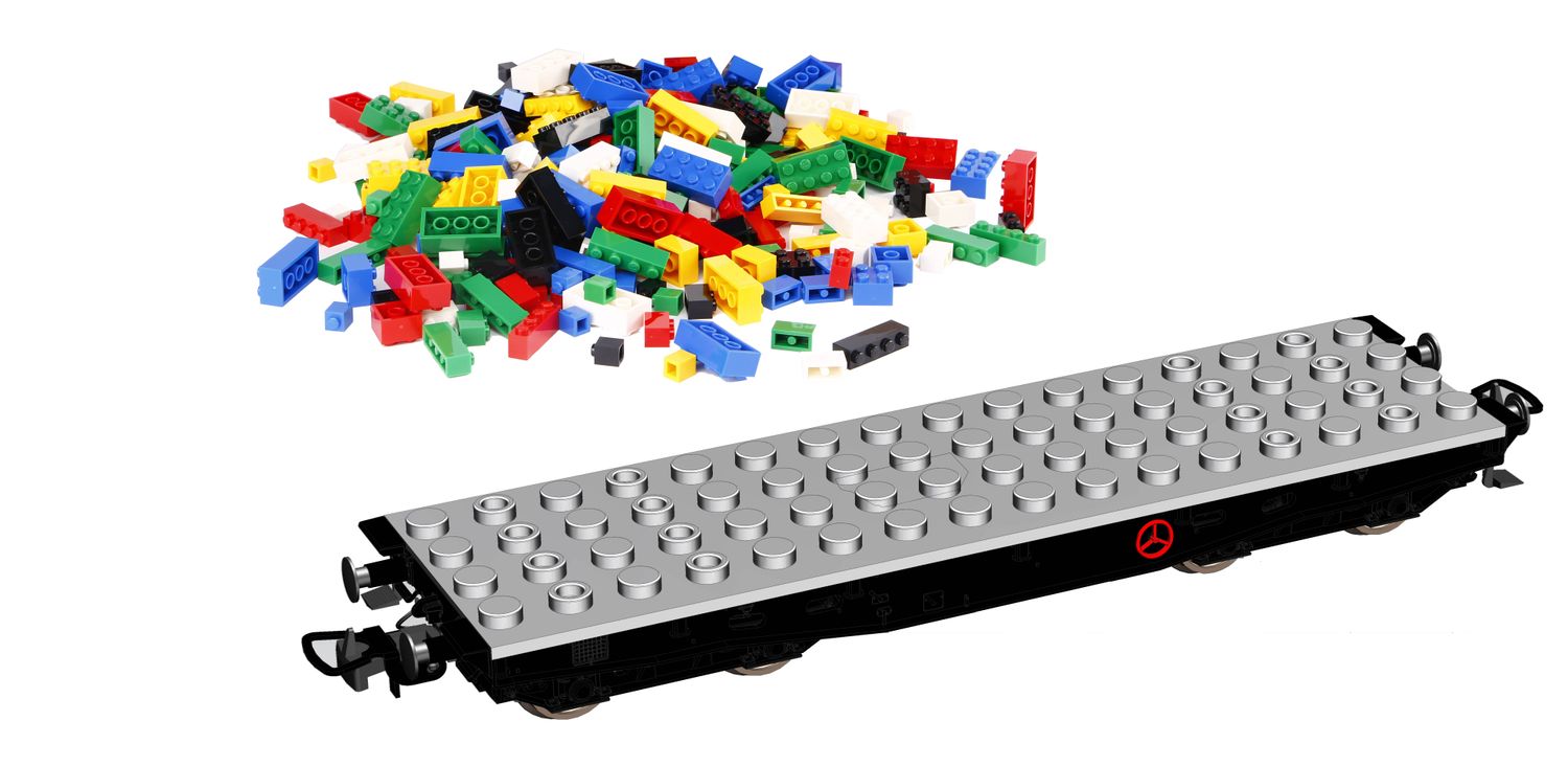 Piko 58405 - Building block car  H0