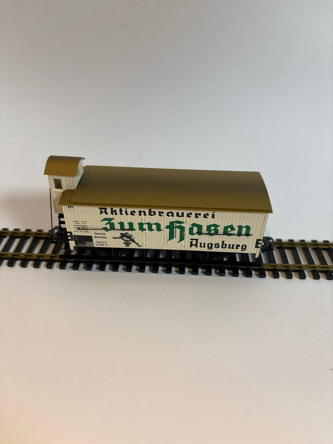 Märklin 34900 - Gesloten goederenwagen DRG &quot;Aktienbrauerei Zumhasen Augsburg&quot; H0