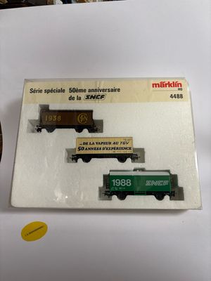 Märklin 4488 - Set van drie goederenwagens "50 jarig bestaan SNCF" H0
