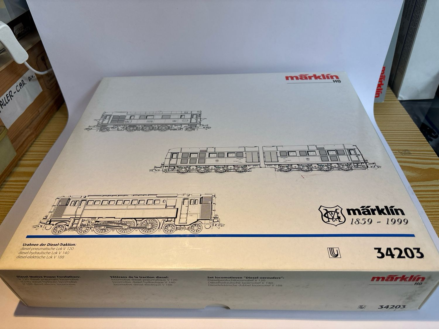 Märklin 34203 - Oorsprong van dieseltractie &quot;set van 3&quot;