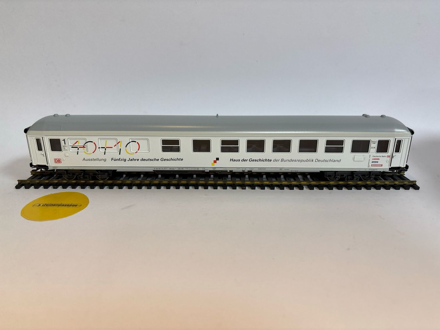 Märklin 43841 - Personenrijtuig DB &quot;Austellung 50 Jahre Deutsche Geschichte&quot; MHI
