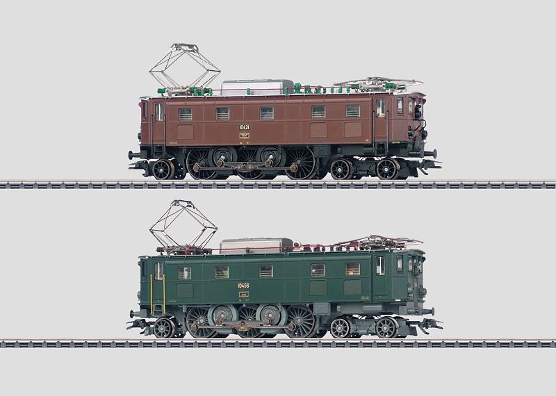 Märklin 37512 - Dubbelset elektrische locomotieven &quot;Serie Ae 3/6 II (SBB/CFF/FFS)&quot;