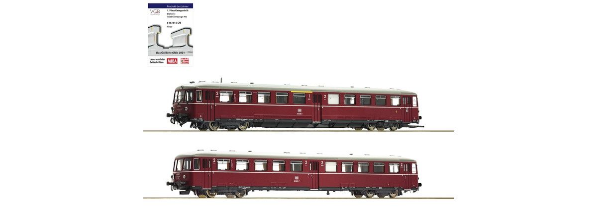 Roco 78081 - ~Akkutriebwagen BR 515 mit Steuerwagen, DB