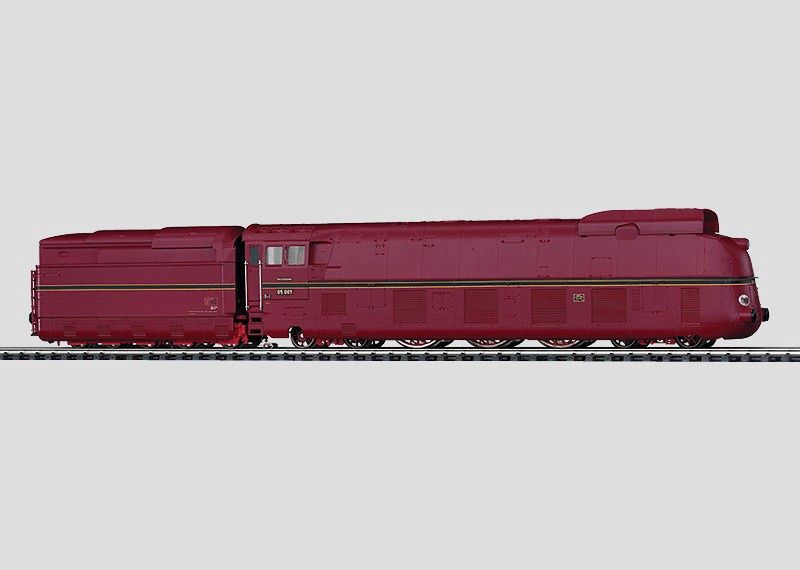 Märklin 37050 - Stoomlocomotief met getrokken tender BR 05 DRG MHI