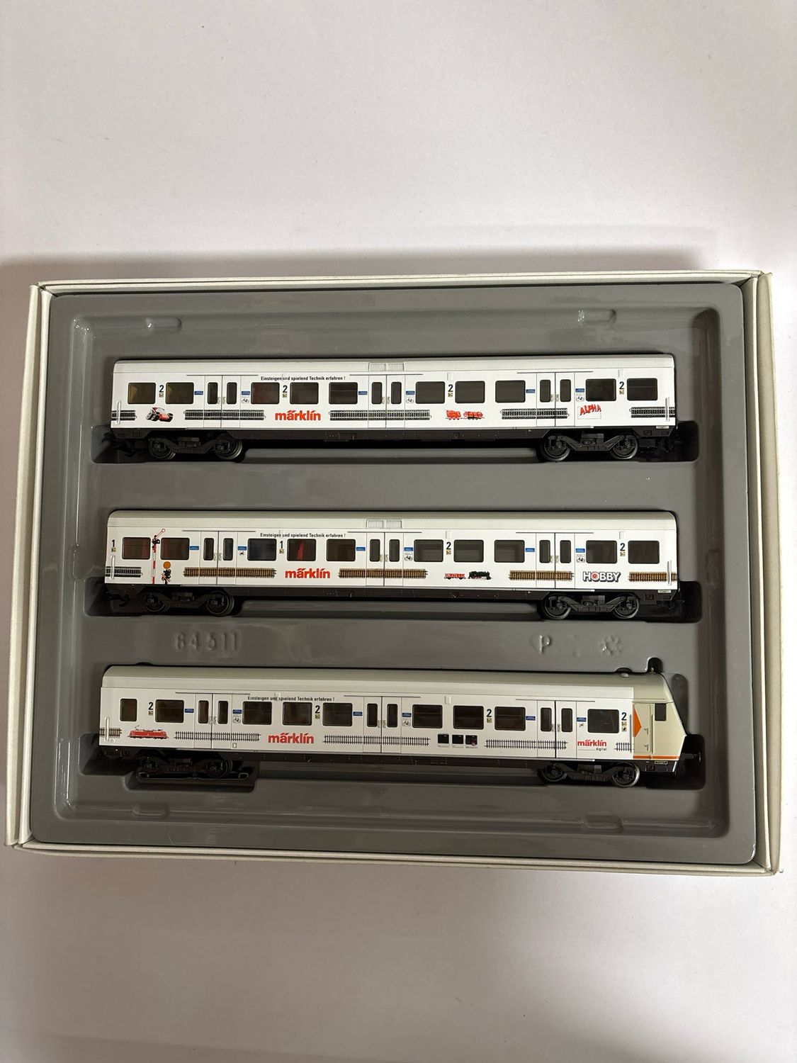 Märklin 4390 -Driedelige &#39;S-Bahn&#39;-rijtuigen &quot;Märklin&quot;set MHI