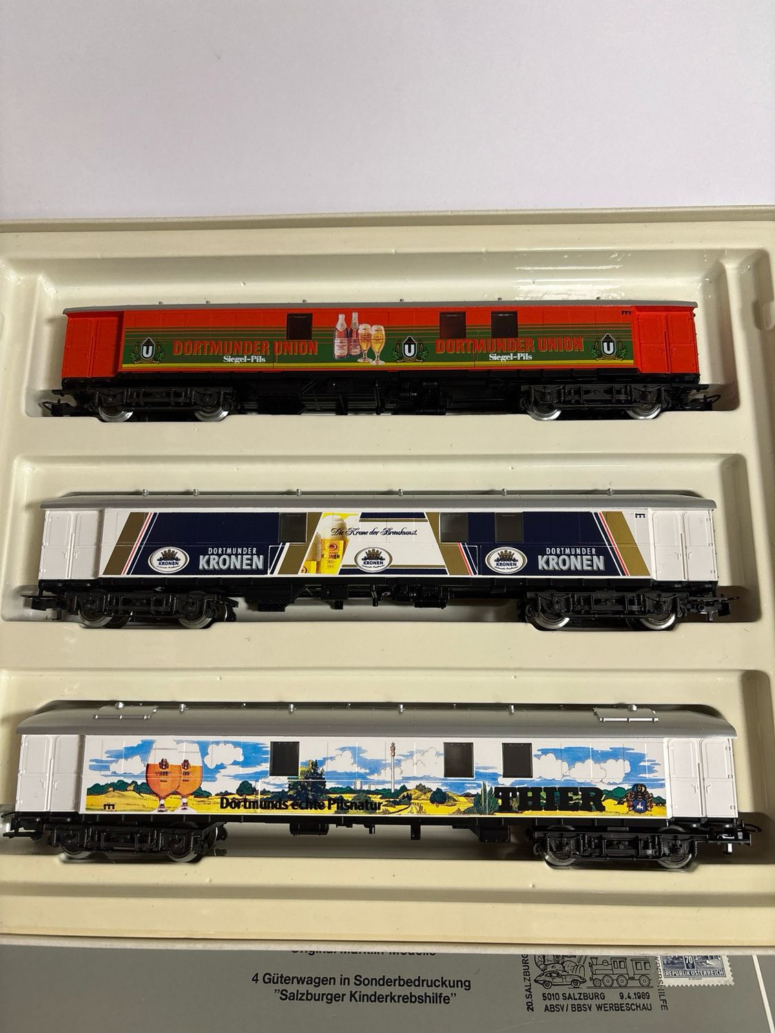 Märklin 84190 - Wagonset 3-delig   &quot;Dortmunder Bier&quot;