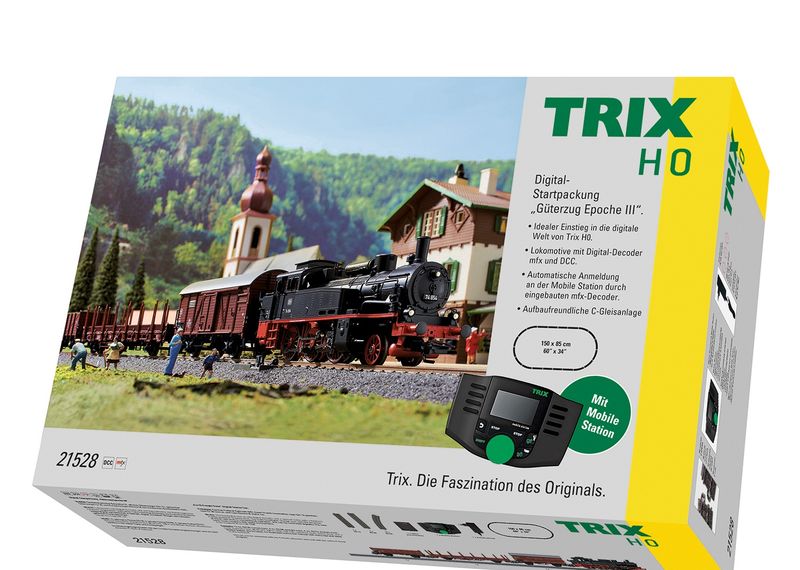 Trix 21528 - &quot;Era III Freight Train&quot; Digital Starter Set H0