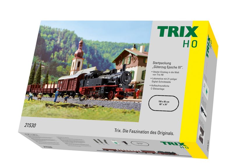 Trix 21530 - &quot;Era III Freight Train&quot; Analoog Starter Set H0”
