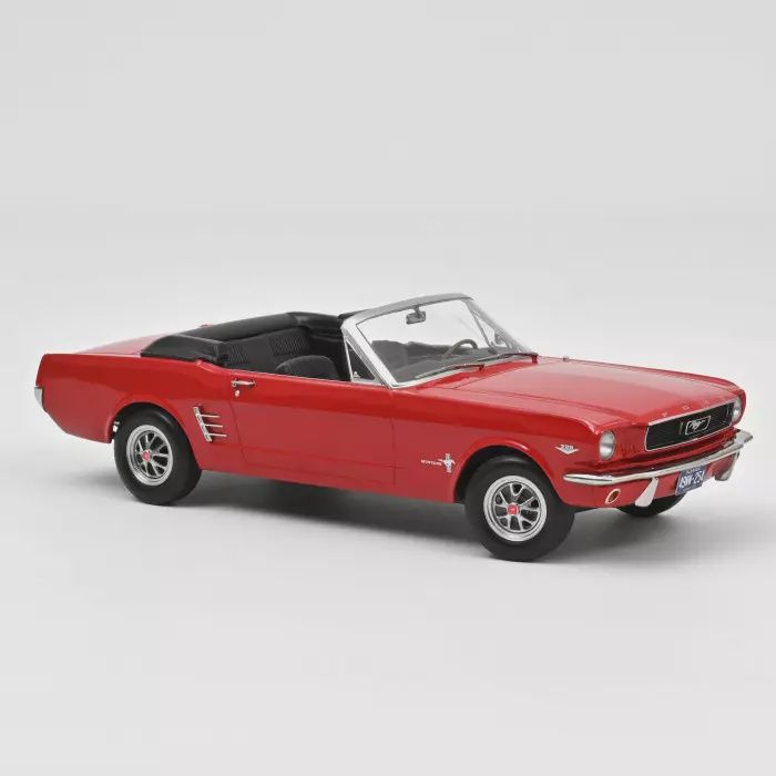 Norev 1:18 - Ford Mustang Convertible 1966 Signal Flare Red