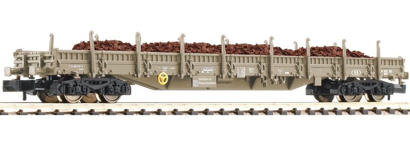 Fleischmann 828805 - Flachwagen mit Seitenborden und Rungen, Bauart Res, der Pressnitztalbahn GmbH. (N)