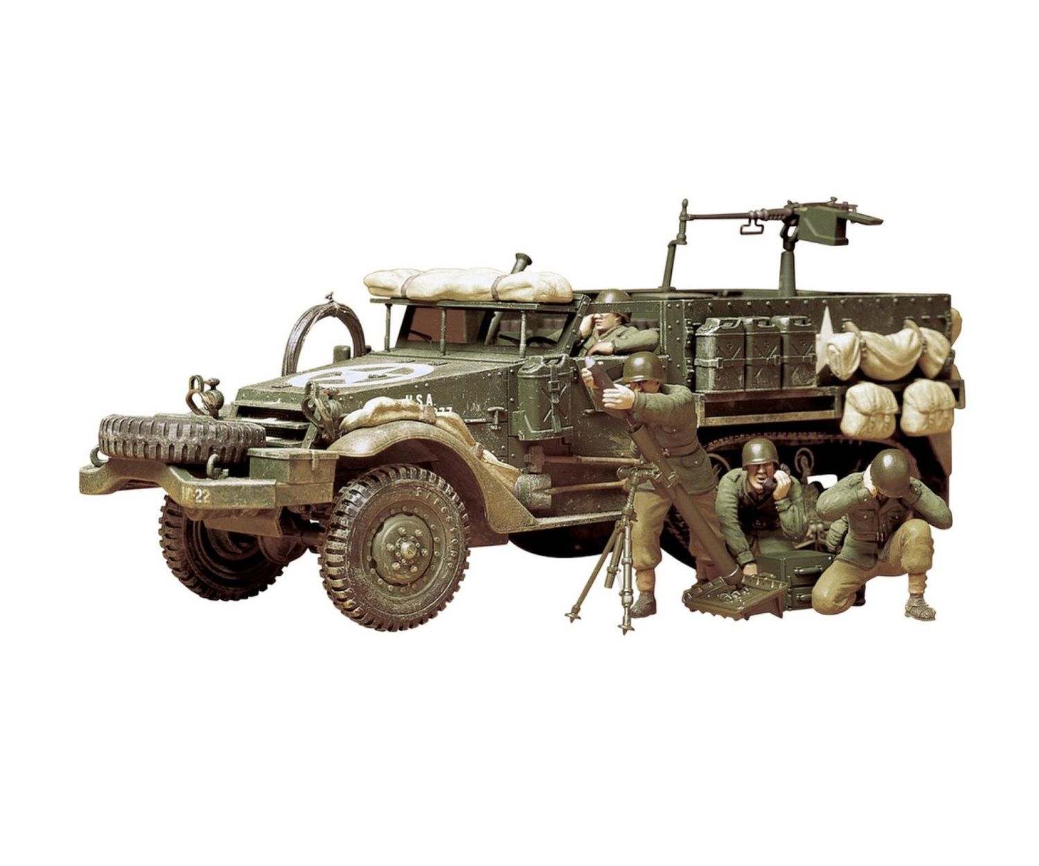 Tamiya 35083 - US M21 Halftrack w/Mortar 1:35