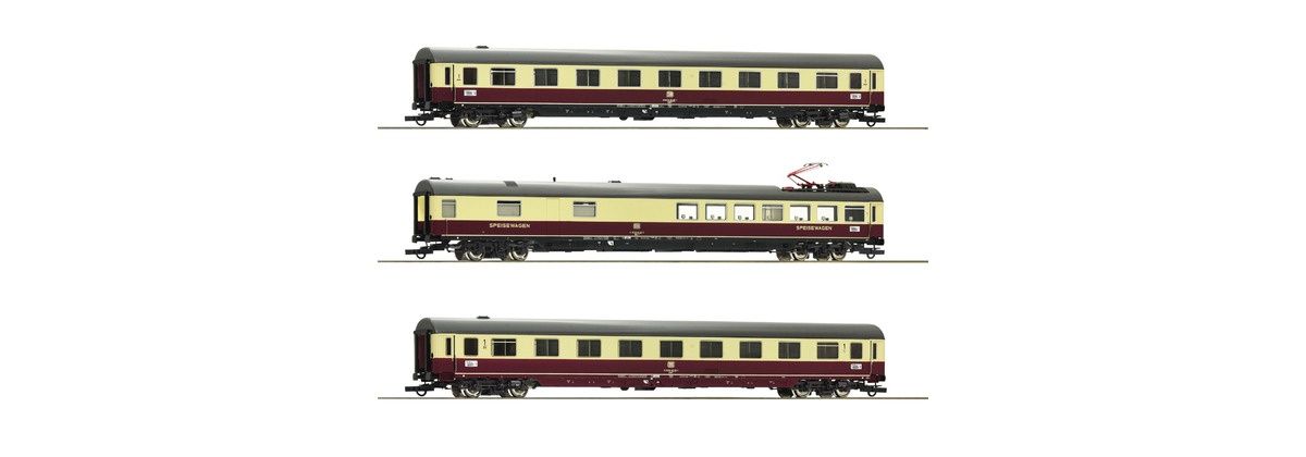Roco 74122 - 3-tlg. Zugset 1: TEE 26/27 „Erasmus“, DB H0