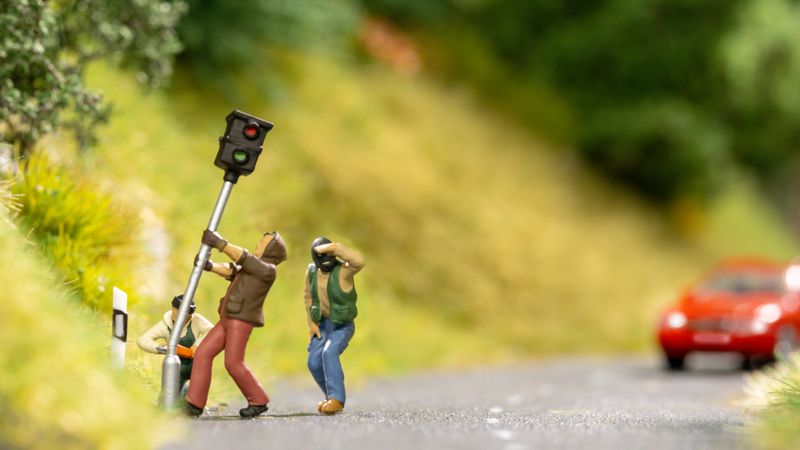 Noch 16611 - Funny-Scenes &quot;Te snel&quot; H0