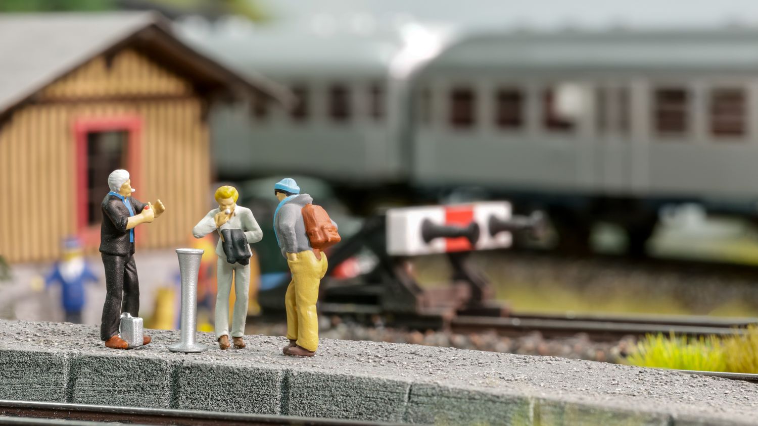 Noch 16604  - Funny-Scenes  &quot;Rookpauze&quot; H0