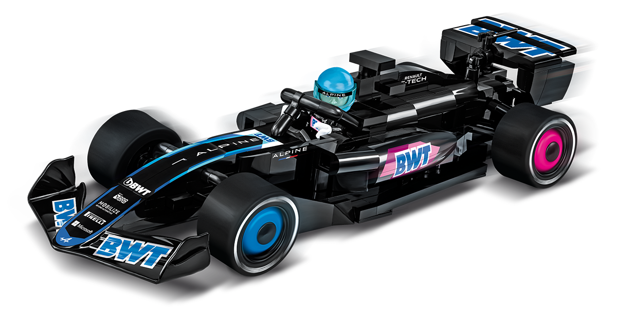 Cobi 1684 - 290 PCS ACTION TOWN /1684/ ALPINE F1 CAR