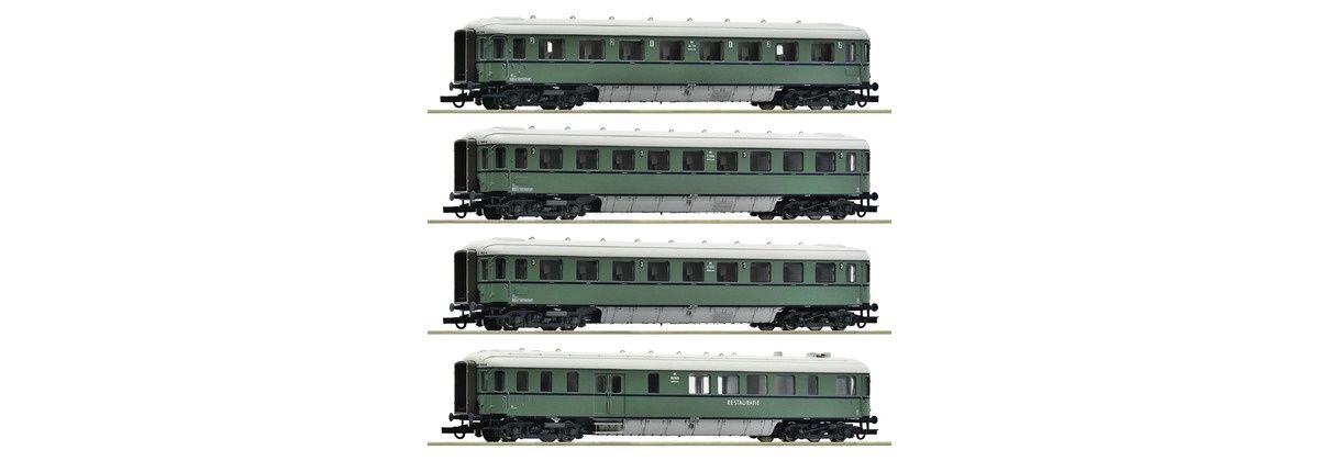 Roco 6200049 - 4-tlg. Set: Reisezugwagen „Plan D“. NS