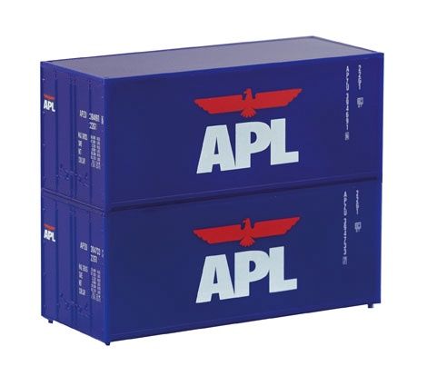 Piko 46102 - 2er Set 20&#39; Container APL TT