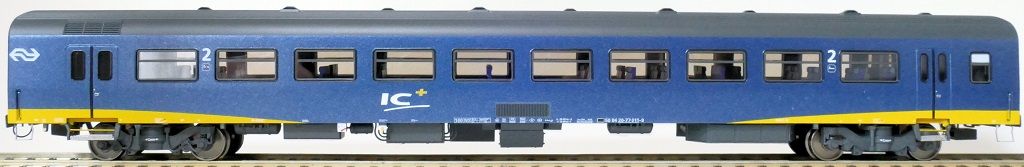 Exact-train 11123 - NS ICR Plus Reisezugwagen B ( Farbe Blau) H0