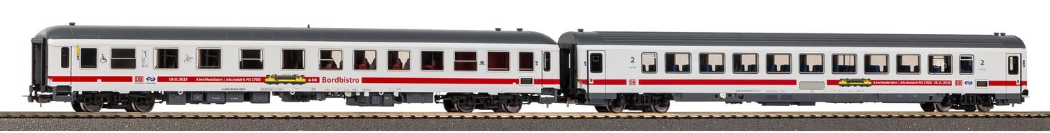 Piko 97313 - 2-delige set DB IC Rijtuigen &quot;Afscheidsrit NS 1700&quot;