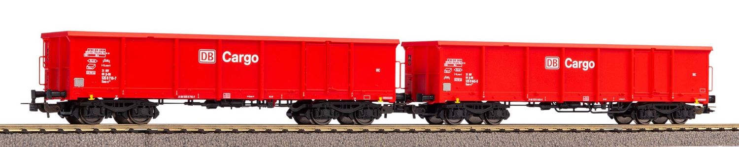Piko 58234 - 2er Set Offene Güterwagen Eaos DB AG V mit Sandladung