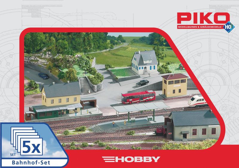 Piko 61923 - Bahnhofset H0