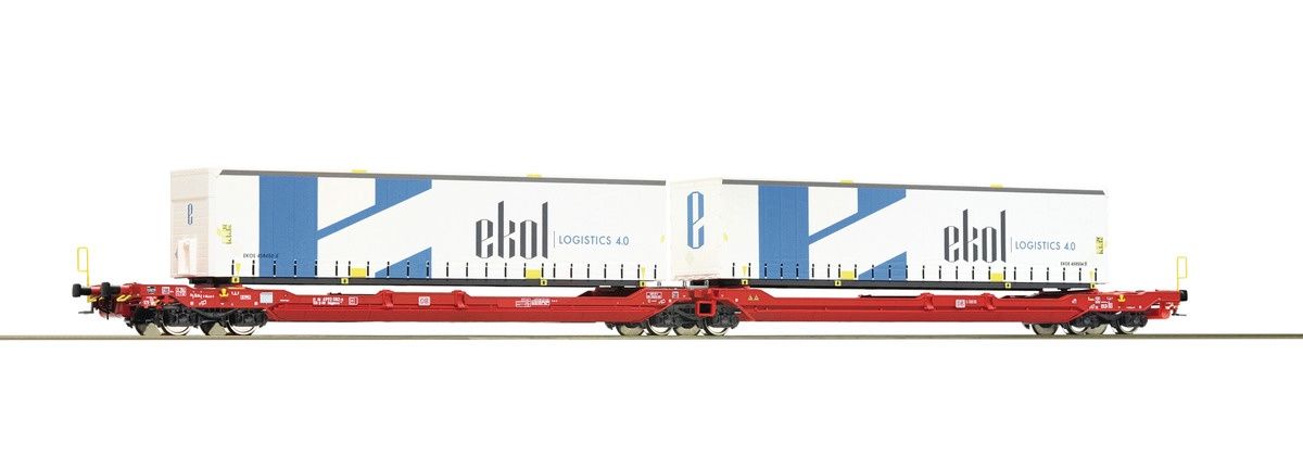 Roco 77386 - Doppeltaschen-Gelenkwagen T3000e, DB AG