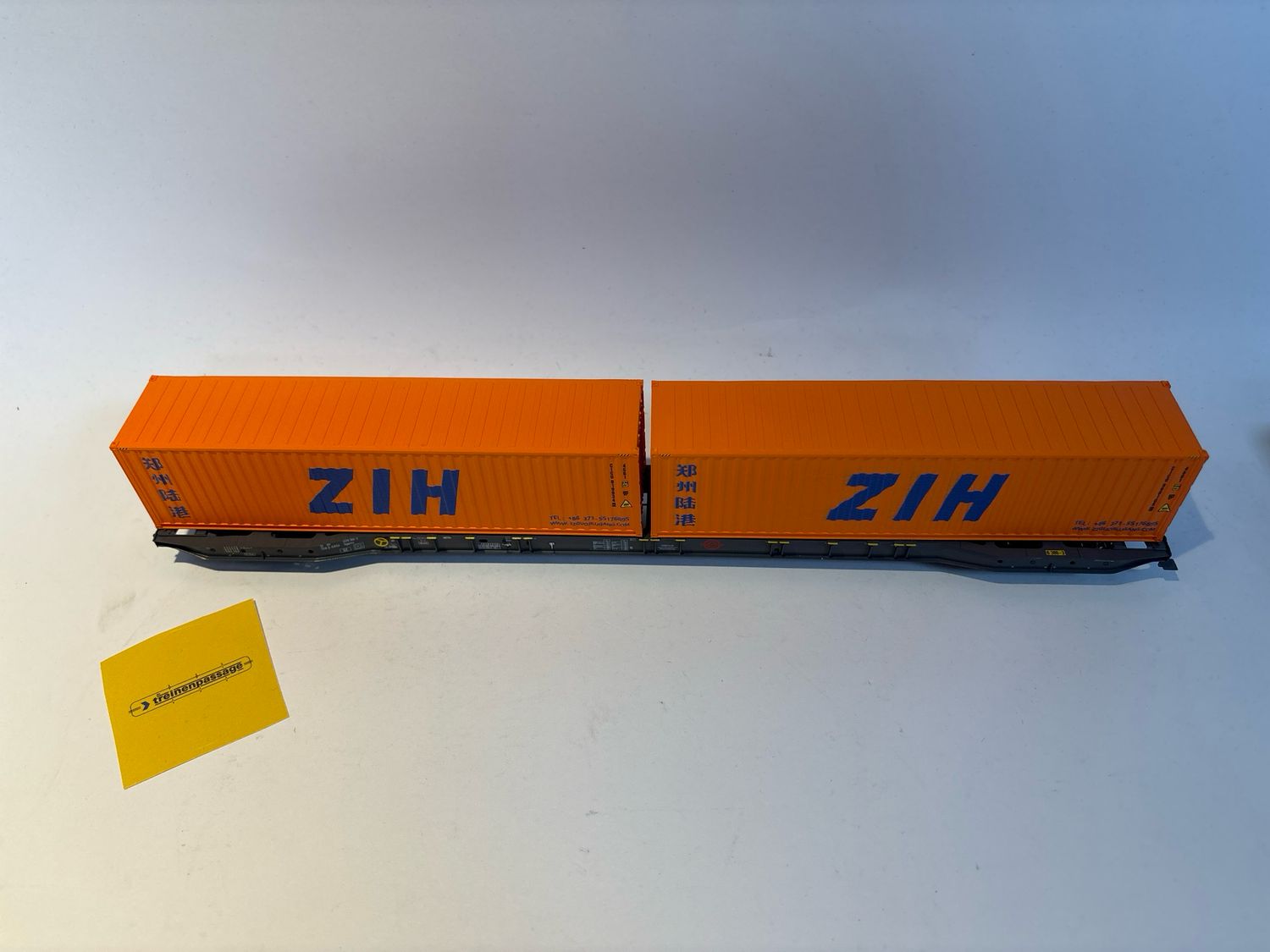 Igra 96010049 - Containerwagon Sggns Ermewa 2xZIH